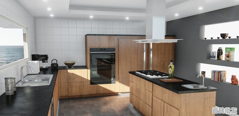 全屋定制厨房柜是怎样固定在瓷砖上的 - 优质瓷砖批发网